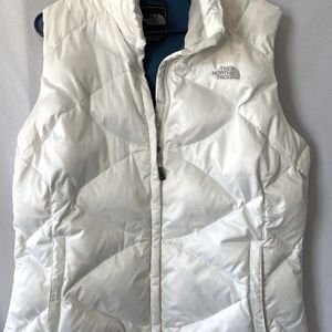 The North Face White Down Vest (XL)